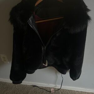 Fur leather trim